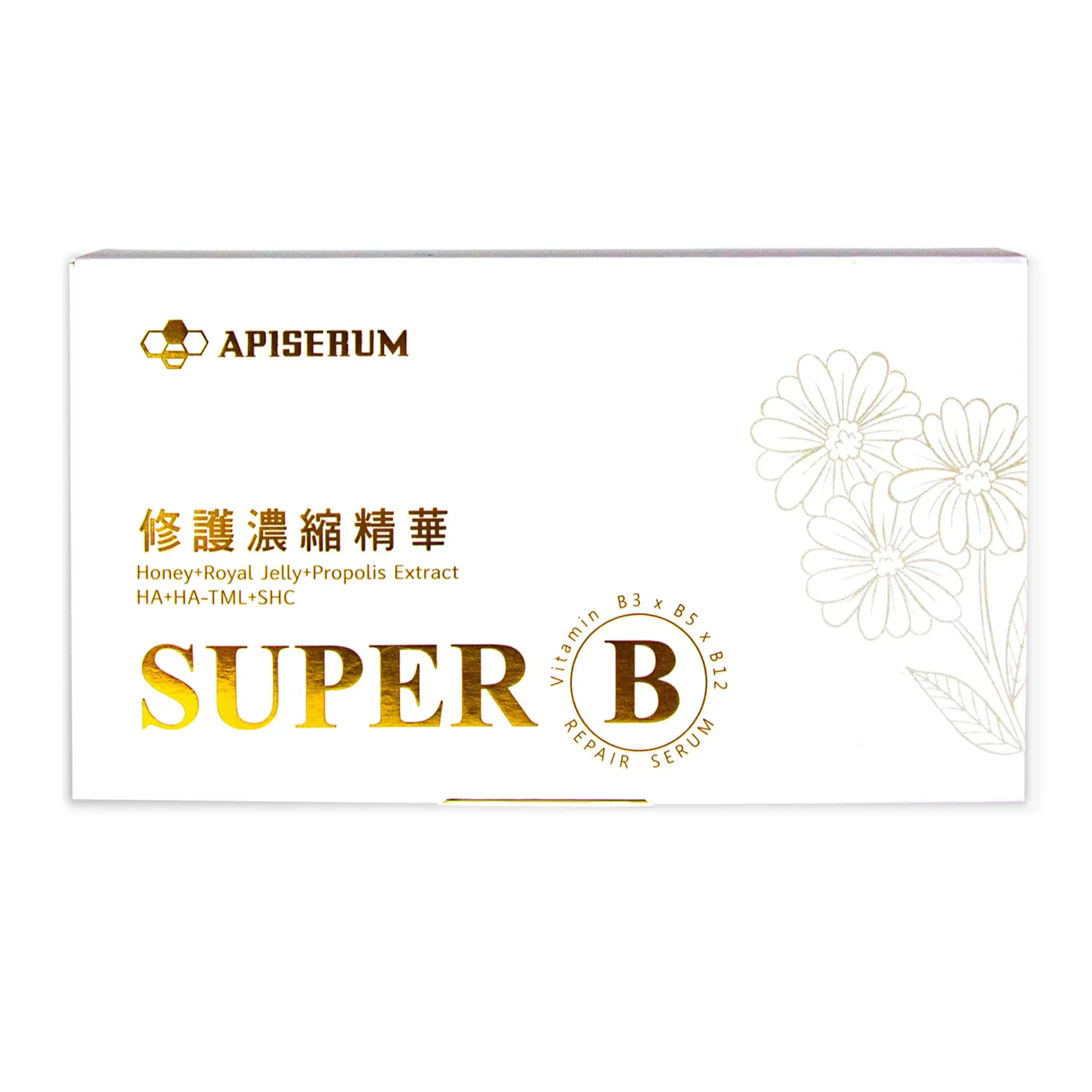 APISERUM 愛比森 Super B修護濃縮精華3mlx6/安瓶精華液/玻尿酸/ 保濕鎖水 圖 3