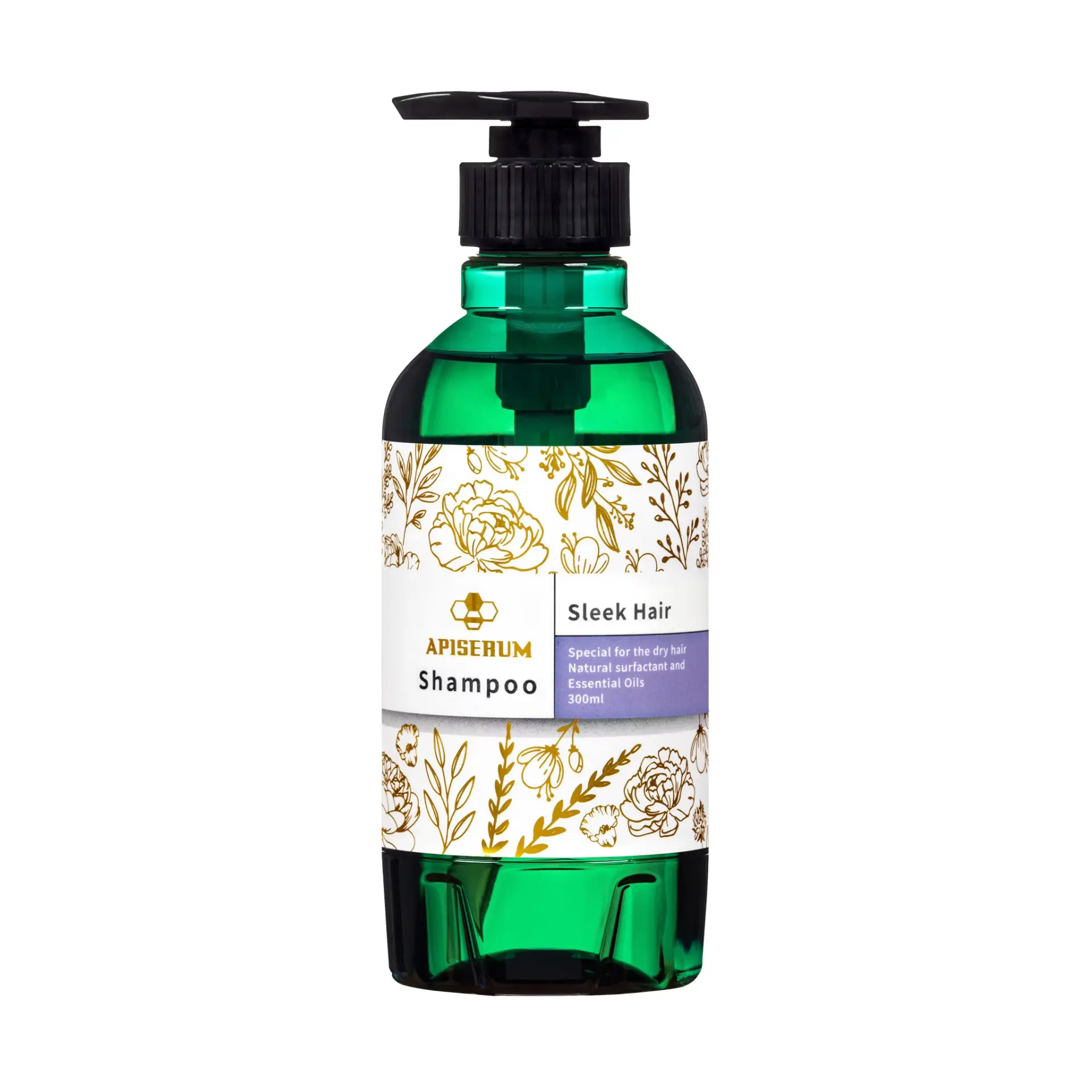 APISERUM 愛比森 漫潤悅髮精油洗髮精300ml/洗髮露/玫瑰/山茶花/乾燥滋養/乾性髮質適用