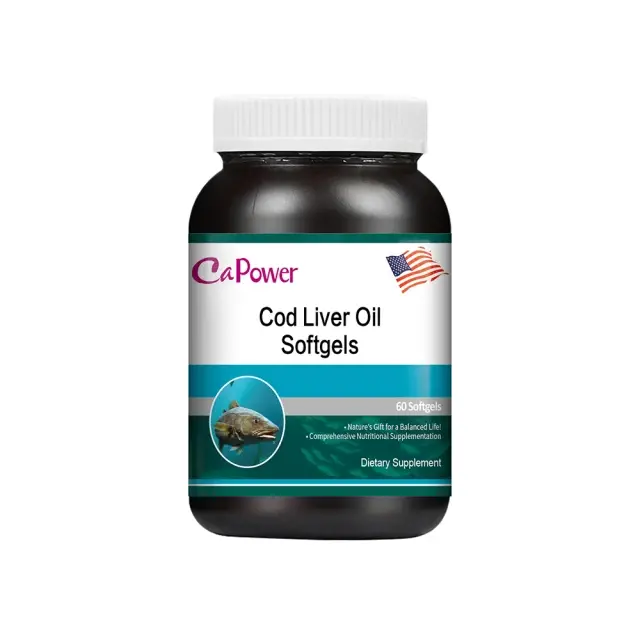 美國CaPower加柏爾 鱈魚肝油軟膠囊