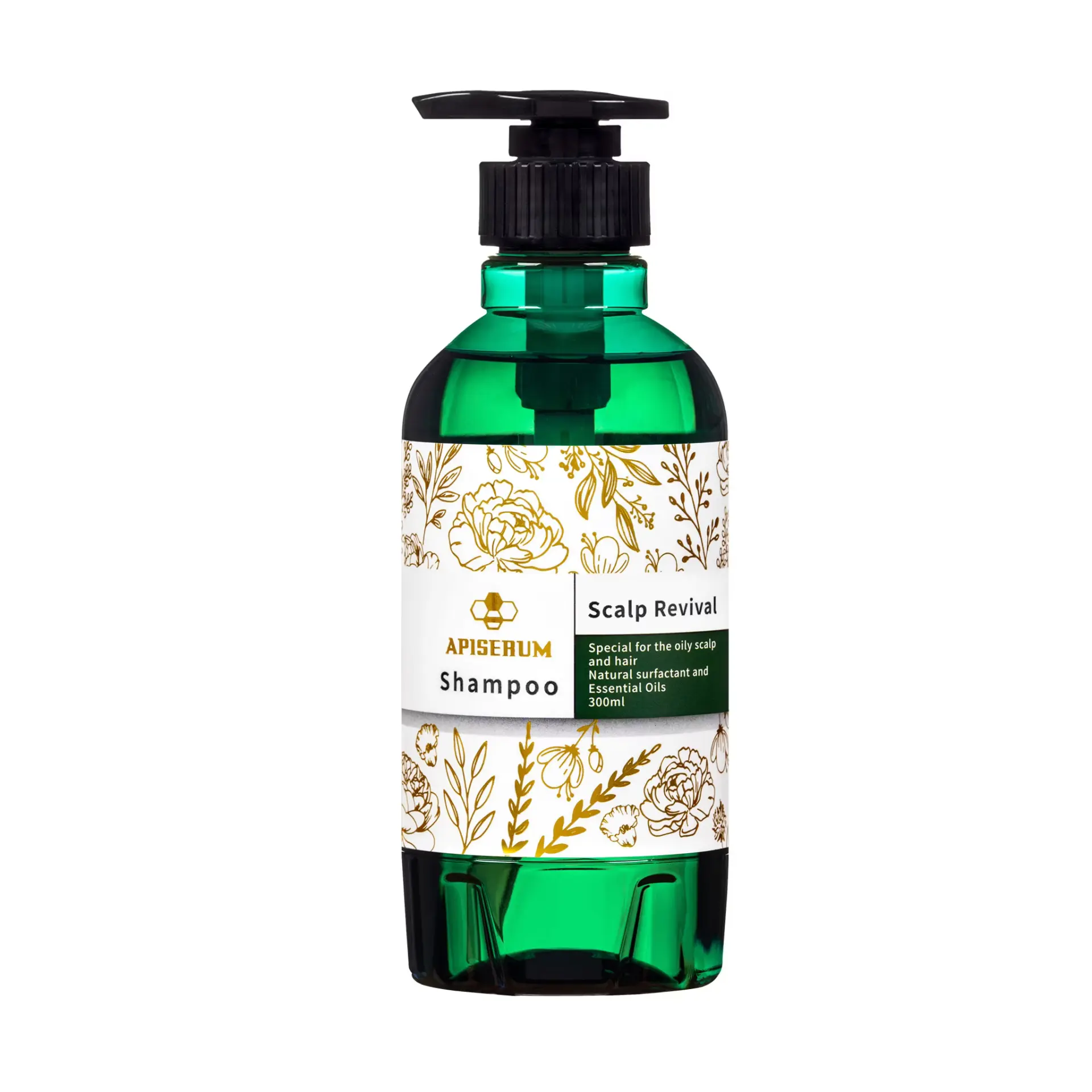 APISERUM 愛比森 飄逸輕絲精油洗髮精300ml/胺基酸/澎鬆輕盈/油性髮質適用
